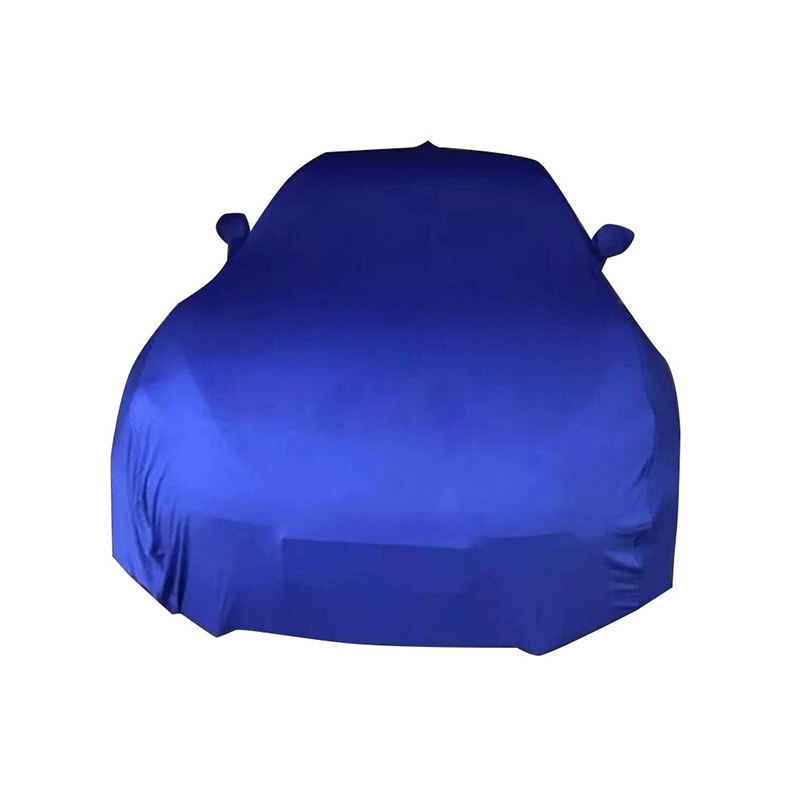 Mavi her türlü hava koşuluna uygun hafif elastik kumaş tam araba kılıfı
